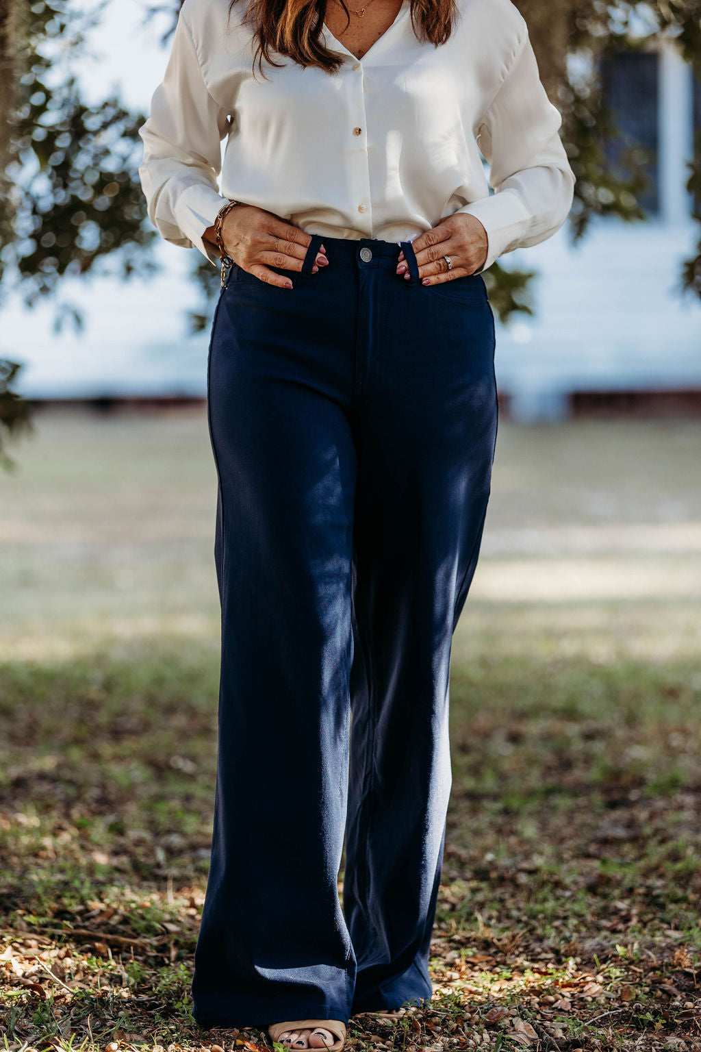 Super Stretch Wide Leg Pants