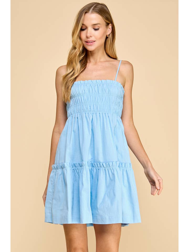 Smocked Mini Dress