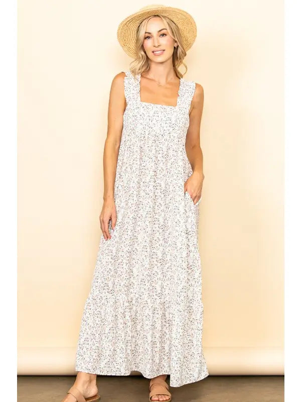 dainty maxi dresses Dainty Florals Back Tie Maxi – BoldSoul Boutique LLC