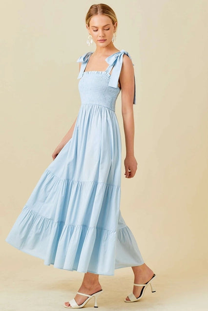 chinese dress ladies CHARLOTTE SLATE BLUE MAXI DRESS | CULT MIA