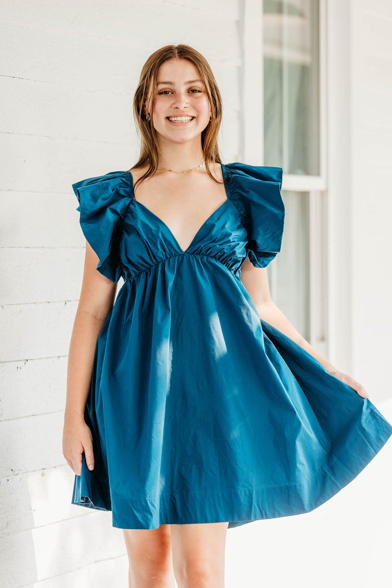 Lainey Poplin Dress