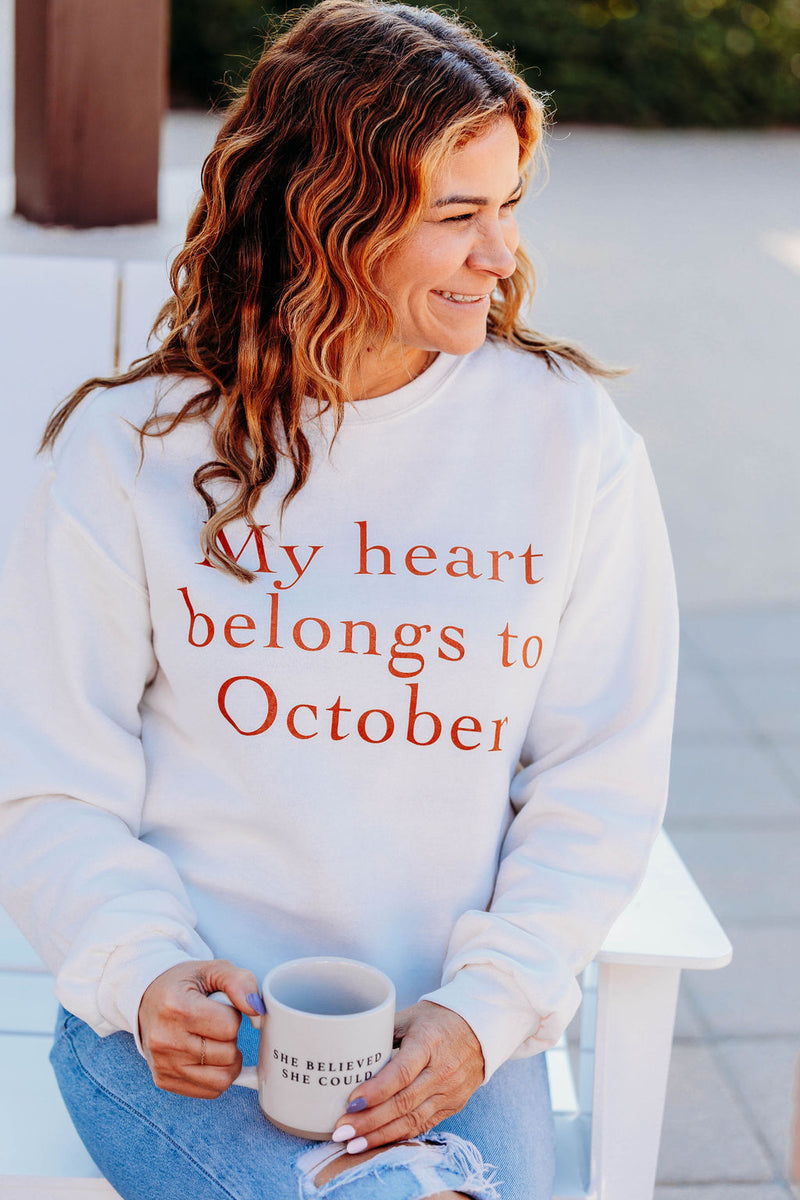 Heart Belongs to October Pullover