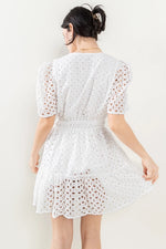 Everly Eyelet Mini Dress