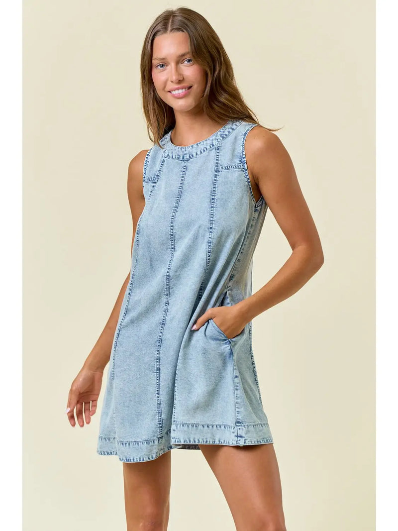 Aline Denim Mini