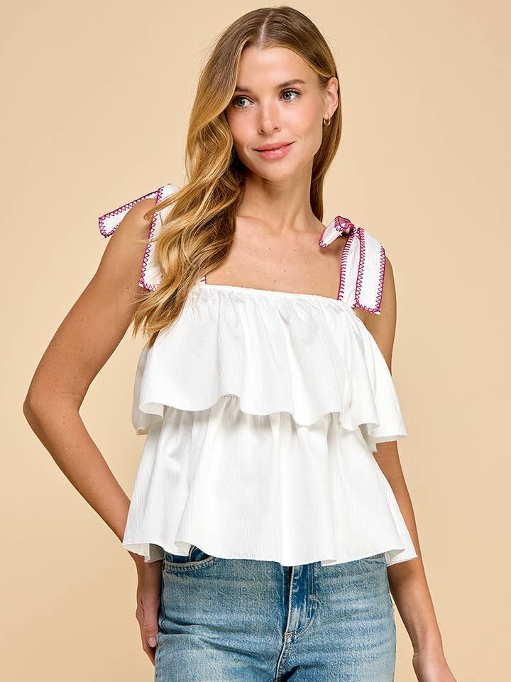 Tiered Ruffle Top