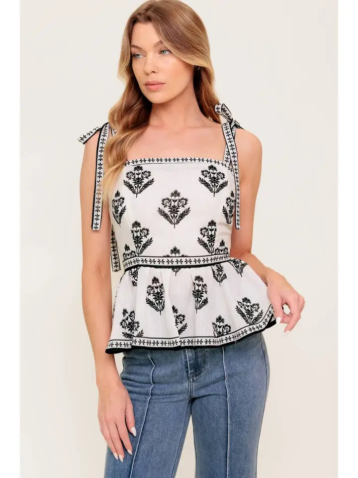 Black Iris Top