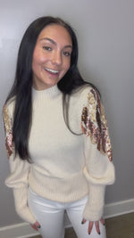 Marietta Sequin Detail Sweater