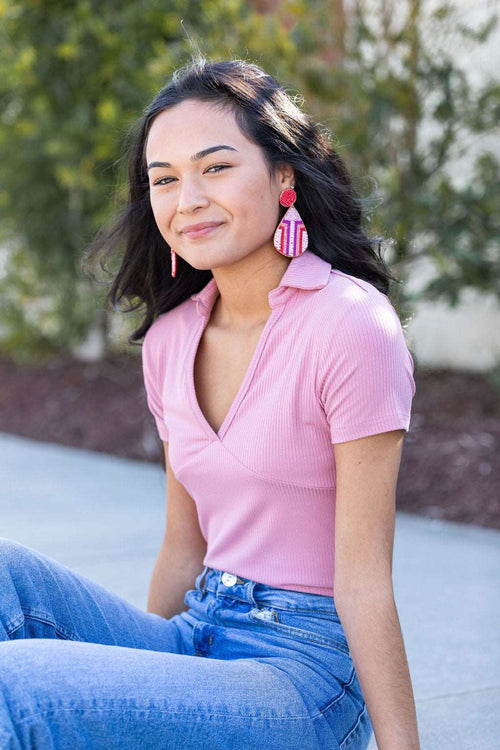 Best Friend Ribbed Top