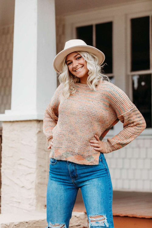 Electric Orange Sweater