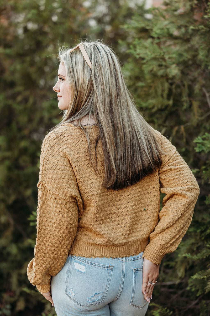 Easy to Please Textured Sweater