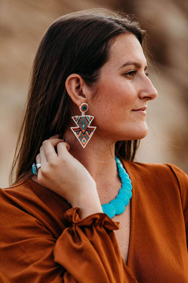 Abiline Aztec Earrings