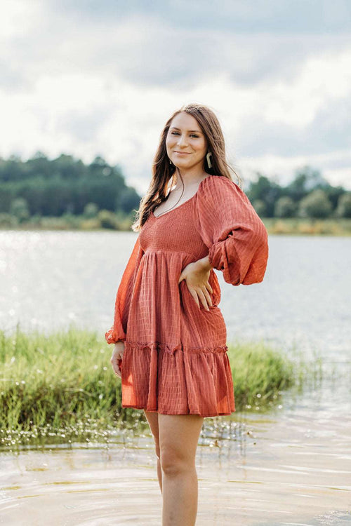 Dreaming of Fall Ruffle Dress