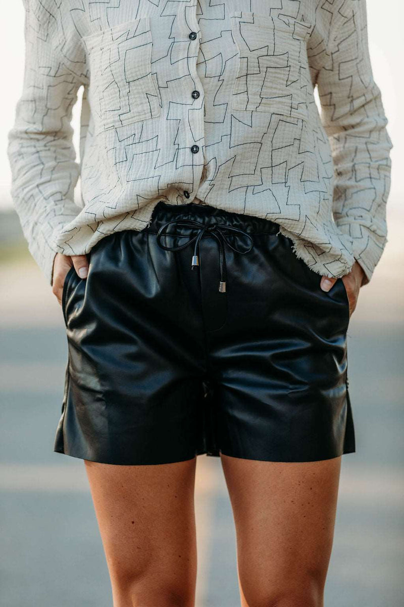 Latigo Leather Shorts