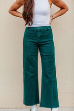 Green Pastures Wide Leg Jeans