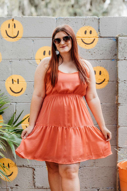 Feeling Flirty Silk Dress