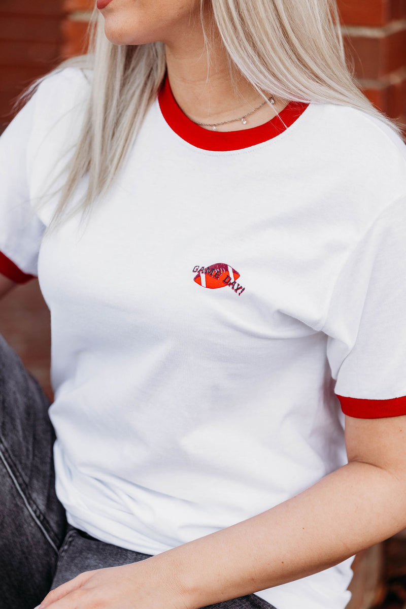 Retro Game Day Ringer Tee