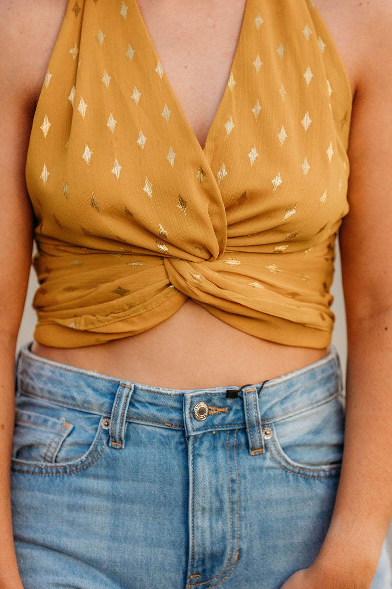 Pure Gold Halter Top