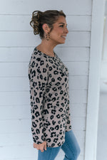 Relaxed Leopard Top