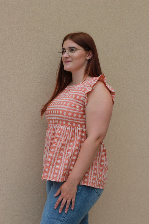 Edison Embroidered Top